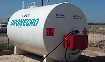 tanques combustible en comodato